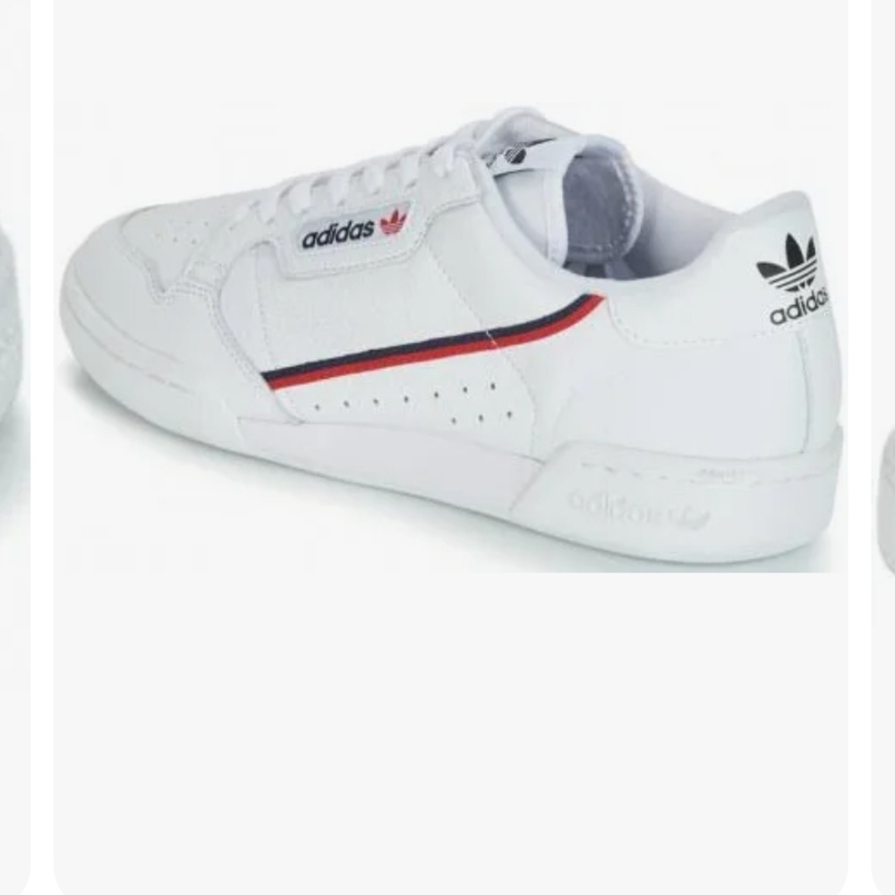 Adidas Kids Continental 80 White Sneakers